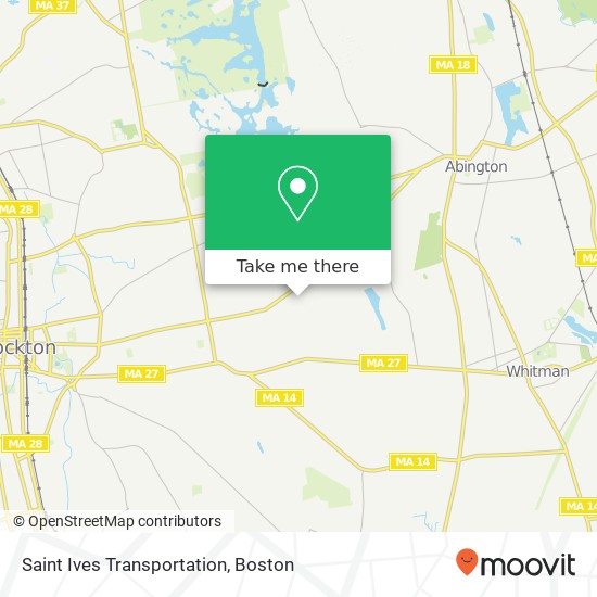 Mapa de Saint Ives Transportation