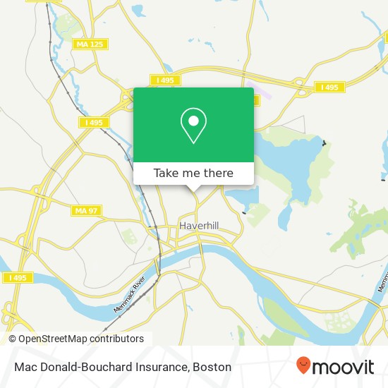 Mac Donald-Bouchard Insurance map