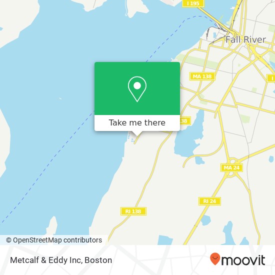 Mapa de Metcalf & Eddy Inc