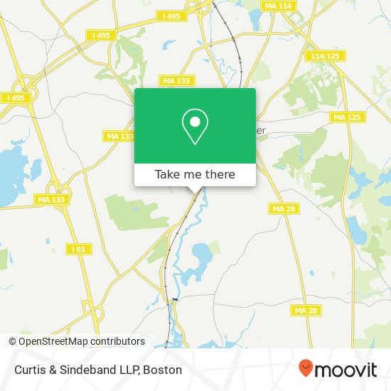 Curtis & Sindeband LLP map