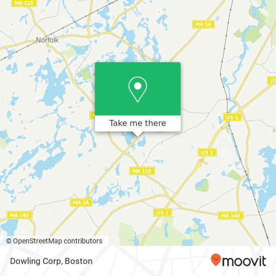 Dowling Corp map