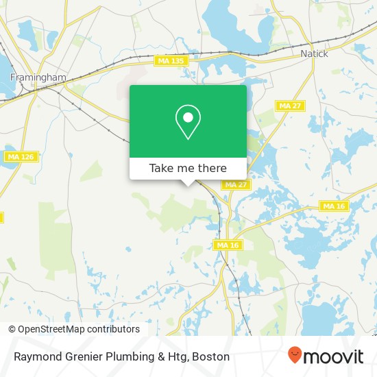 Raymond Grenier Plumbing & Htg map