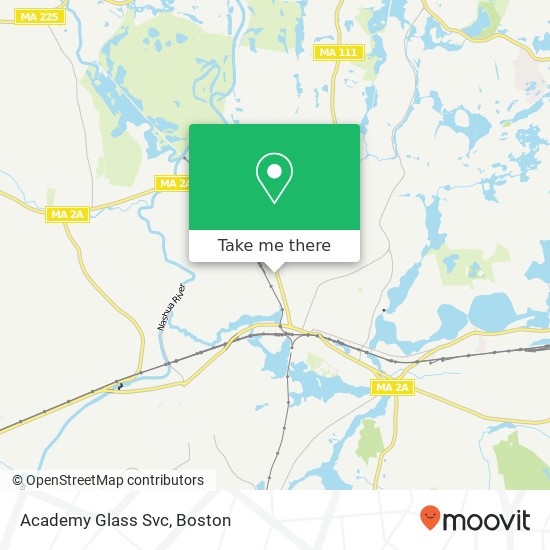 Academy Glass Svc map