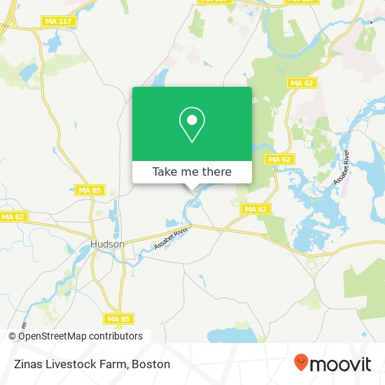 Mapa de Zinas Livestock Farm