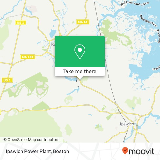 Ipswich Power Plant map