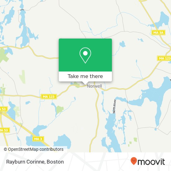 Mapa de Rayburn Corinne