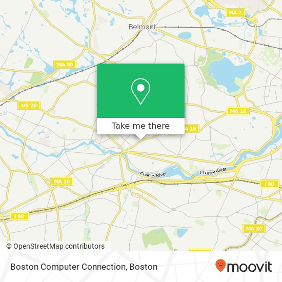 Boston Computer Connection map