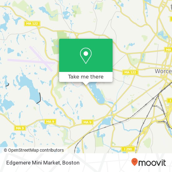 Mapa de Edgemere Mini Market