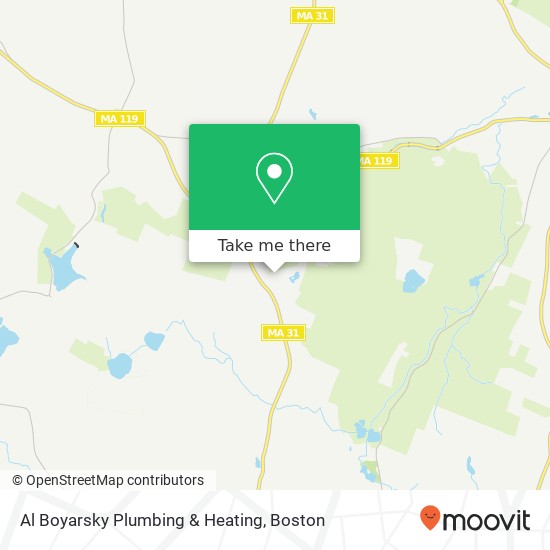 Al Boyarsky Plumbing & Heating map