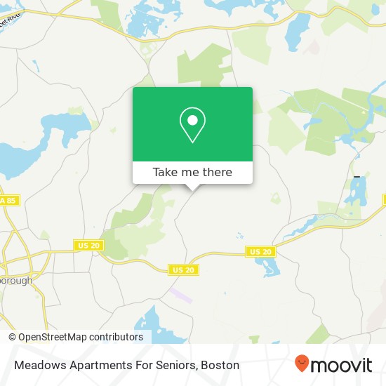 Meadows Apartments For Seniors map