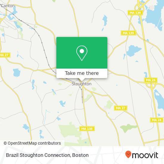 Brazil Stoughton Connection map