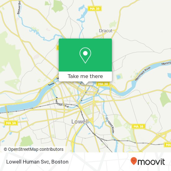 Lowell Human Svc map