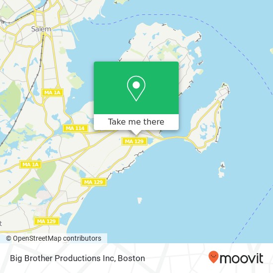 Big Brother Productions Inc map