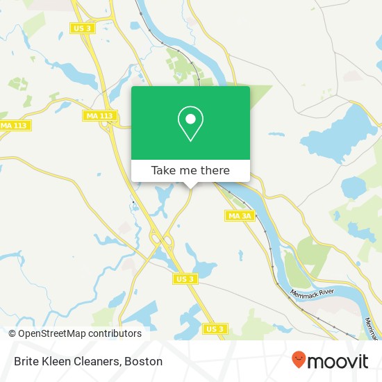 Brite Kleen Cleaners map