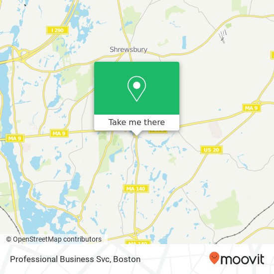 Mapa de Professional Business Svc