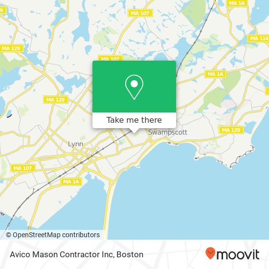 Mapa de Avico Mason Contractor Inc