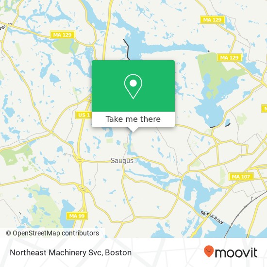Northeast Machinery Svc map