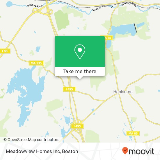 Mapa de Meadowview Homes Inc