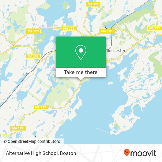 Alternative High School map