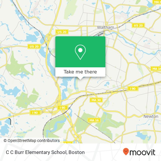 Mapa de C C Burr Elementary School