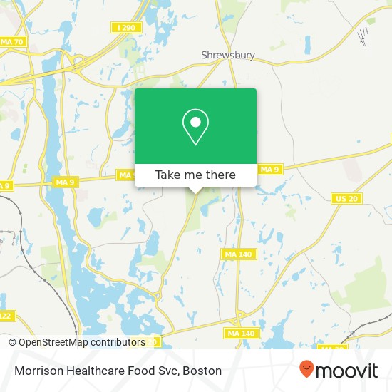 Morrison Healthcare Food Svc map