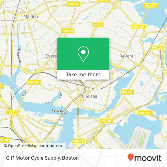 G P Motor Cycle Supply map