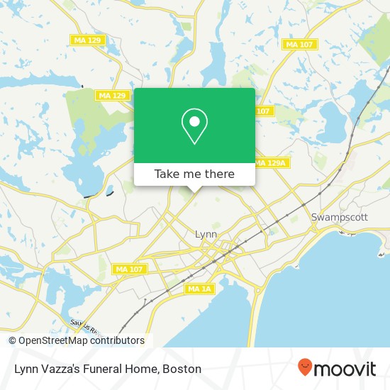 Mapa de Lynn Vazza's Funeral Home