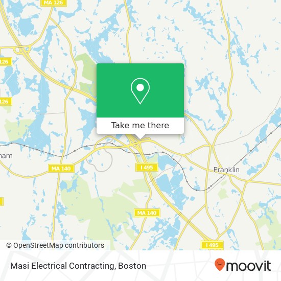 Masi Electrical Contracting map