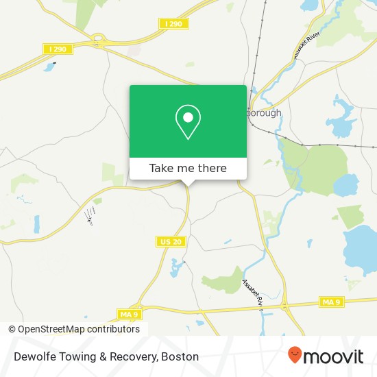 Mapa de Dewolfe Towing & Recovery