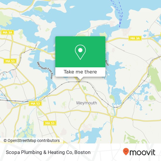 Mapa de Scopa Plumbing & Heating Co