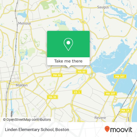 Linden Elementary School map