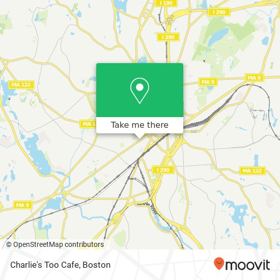 Mapa de Charlie's Too Cafe