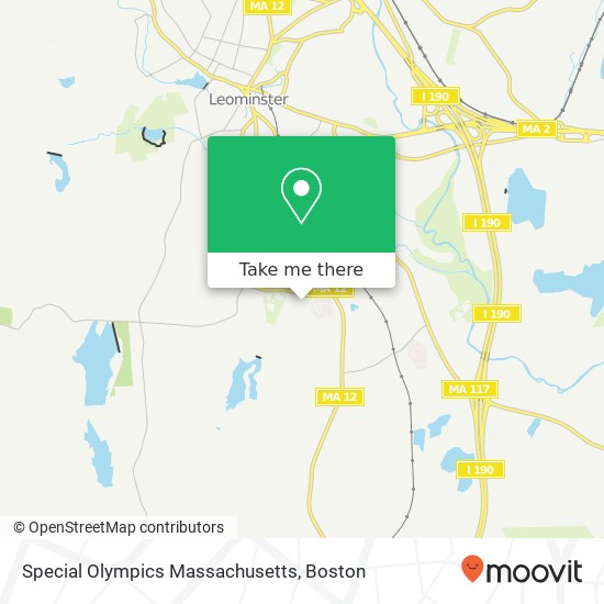 Special Olympics Massachusetts map