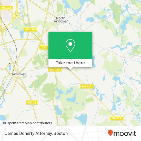 Mapa de James Doherty Attorney