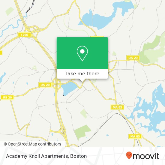 Mapa de Academy Knoll Apartments