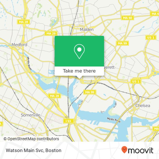 Mapa de Watson Main Svc