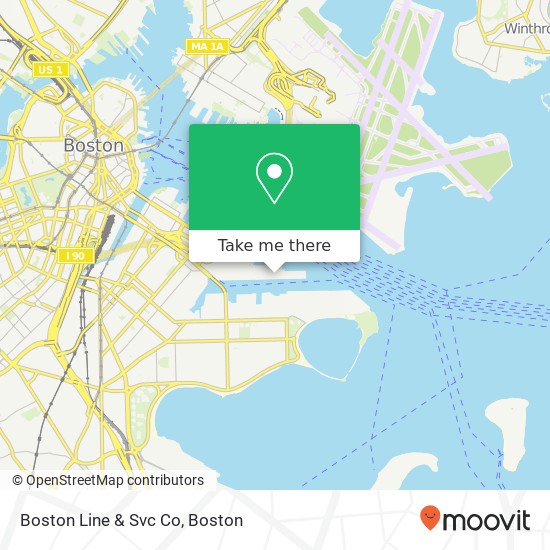 Boston Line & Svc Co map