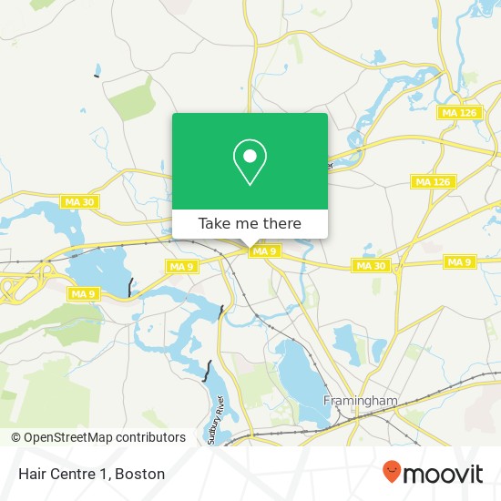 Hair Centre 1 map