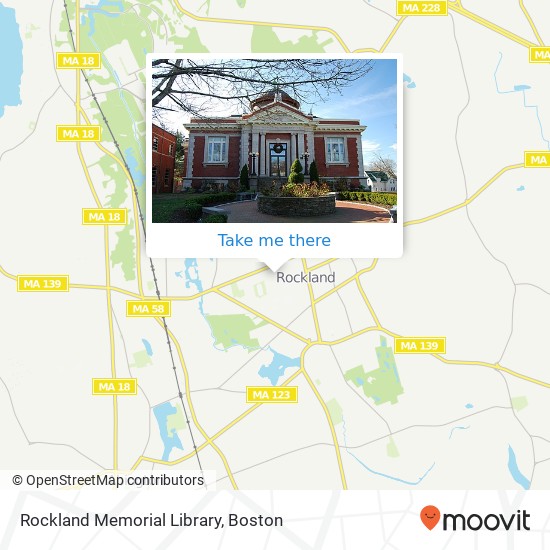 Rockland Memorial Library map