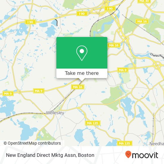 New England Direct Mktg Assn map