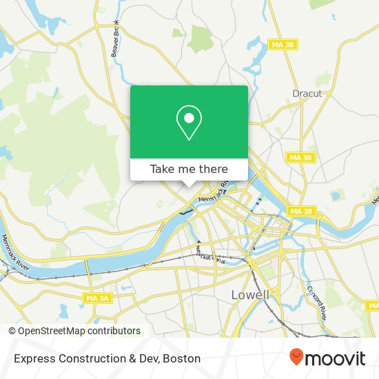 Express Construction & Dev map