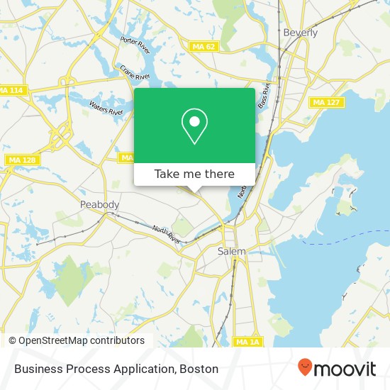 Business Process Application map