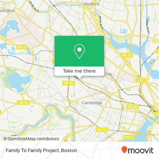 Mapa de Family To Family Project