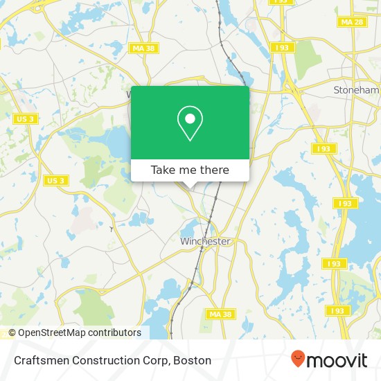 Craftsmen Construction Corp map