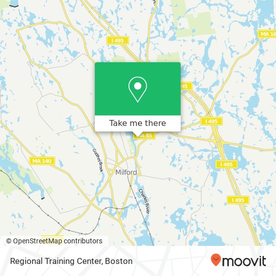 Regional Training Center map