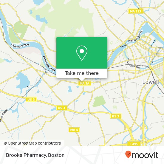 Mapa de Brooks Pharmacy