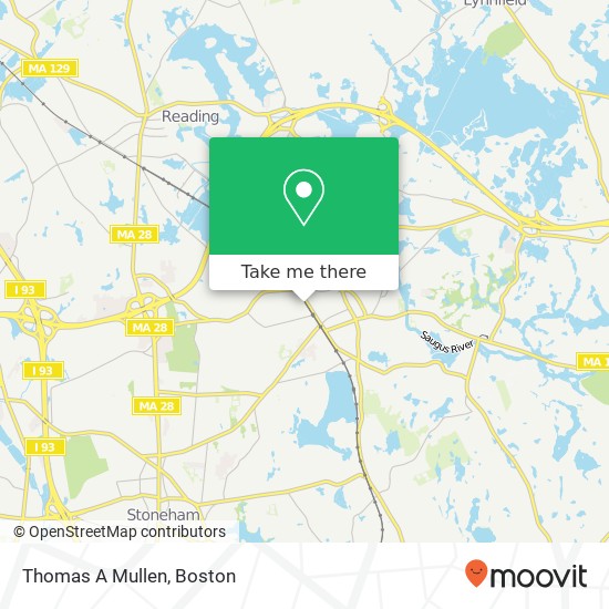 Mapa de Thomas A Mullen