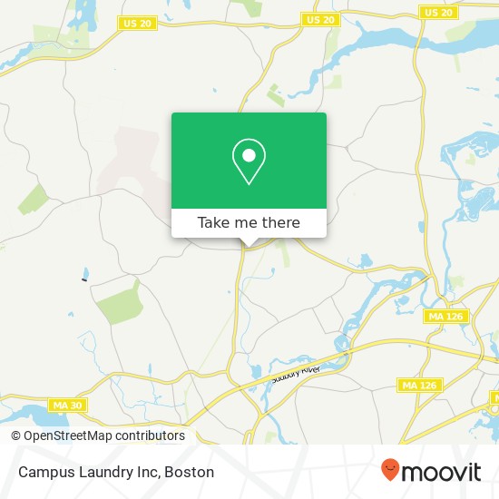 Mapa de Campus Laundry Inc