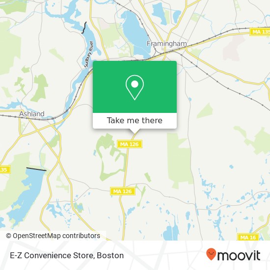 E-Z Convenience Store map