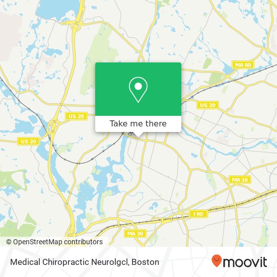 Mapa de Medical Chiropractic Neurolgcl